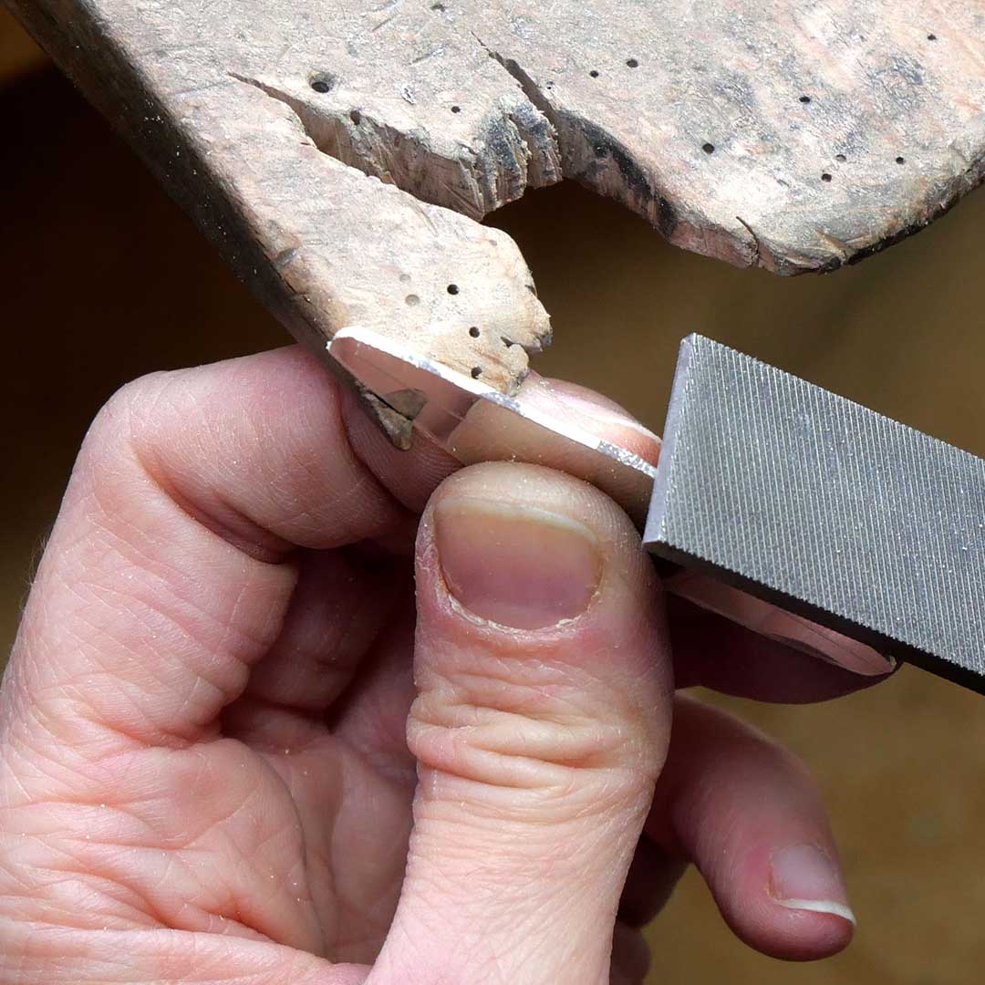 Atelier DIY - limer - bague réglable texturée: - coucot